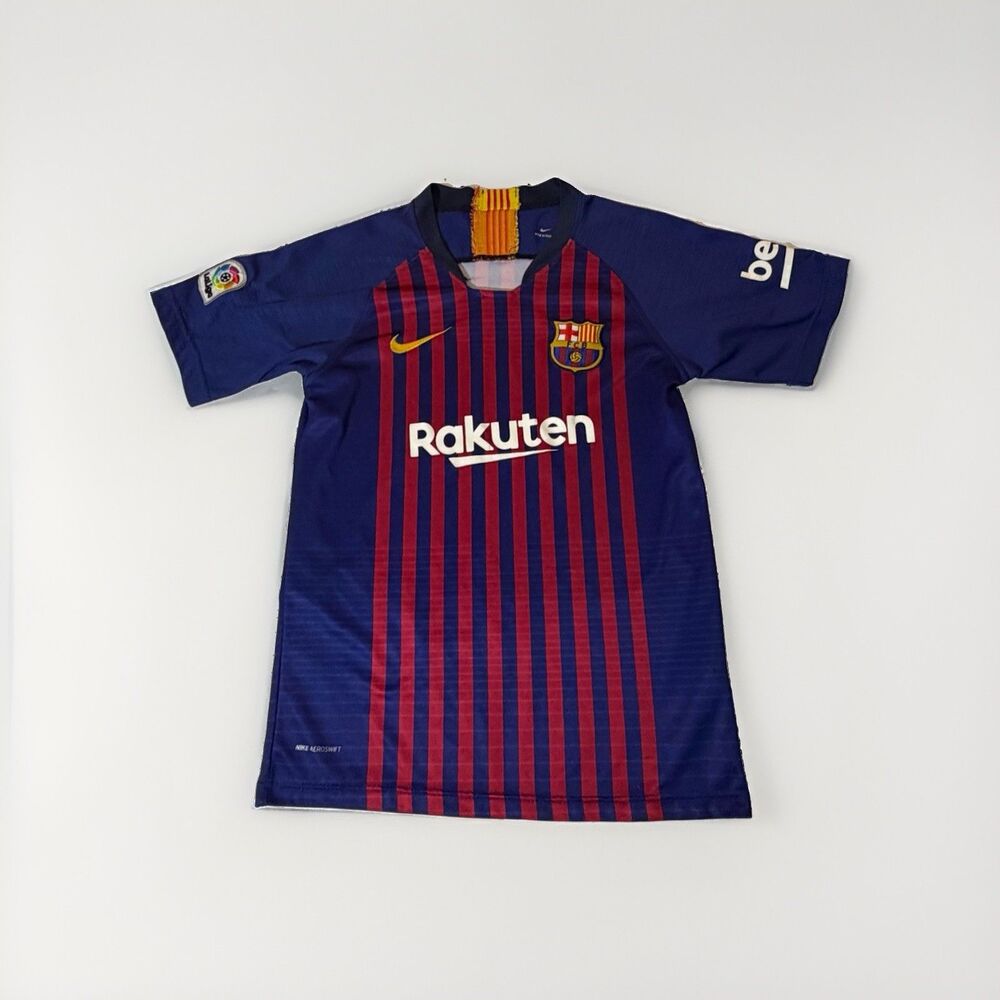 Nike FC Barcelona Home Vapor Match Jersey Youth Medium 26 La Liga Rakuten
